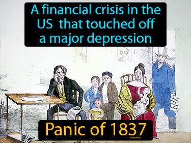 Panic of 1837 Simple Definition