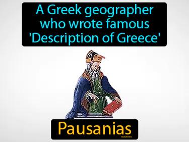 Pausanias Simple Definition