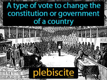 plebiscite Simple Definition