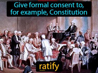 ratify Simple Definition