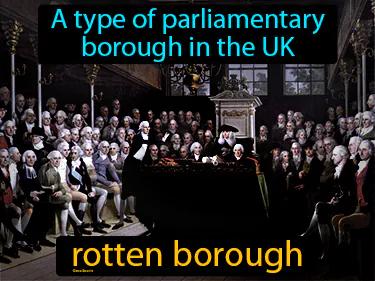 rotten borough Simple Definition