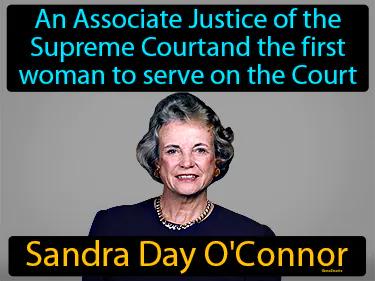 Sandra Day O Connor Simple Definition