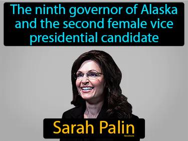 Sarah Palin Simple Definition