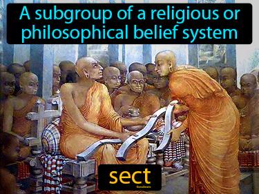 Sect Simple Definition