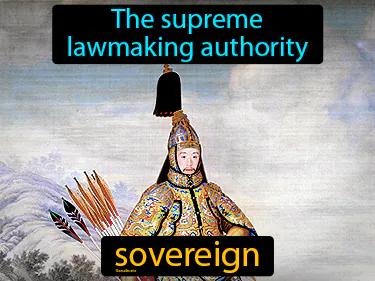 sovereign Simple Definition