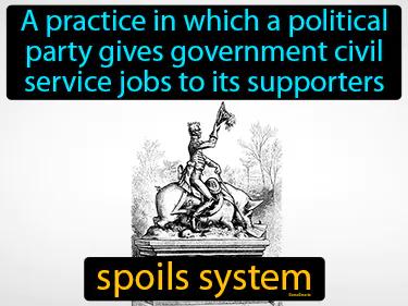 spoils system Simple Definition