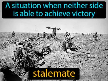 stalemate Simple Definition