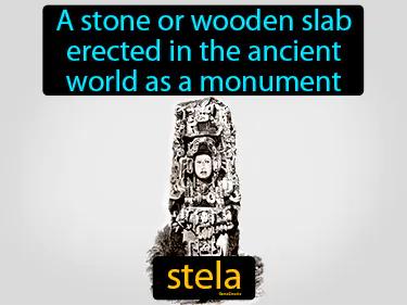 stela Simple Definition