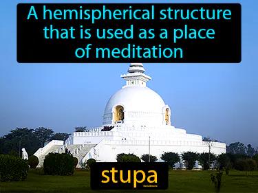 stupa Simple Definition