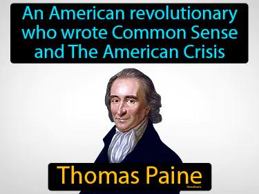 Thomas Paine Simple Definition