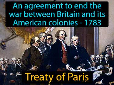 Treaty of Paris 1783 Simple Definition