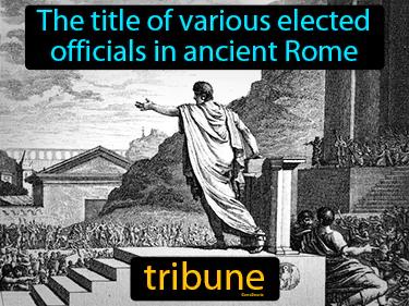 tribune Simple Definition