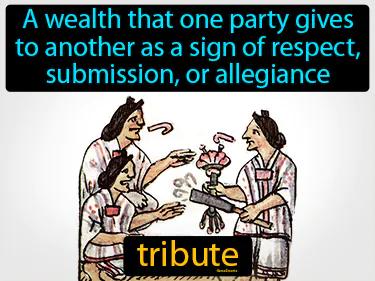 tribute Simple Definition