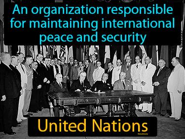 United Nations Simple Definition