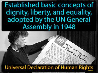 Universal Declaration of Human Rights Simple Definition