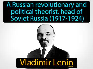 Vladimir Lenin Simple Definition