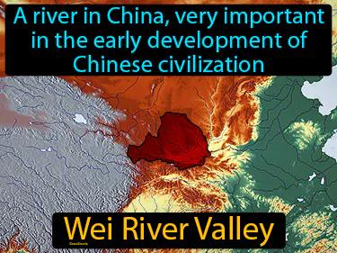 Wei River Valley Simple Definition