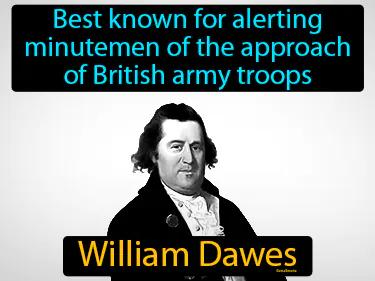 William Dawes Simple Definition