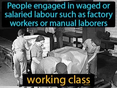 working class Simple Definition