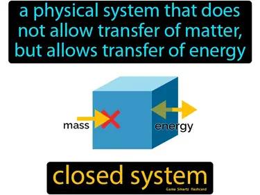 closed system Simple Definition