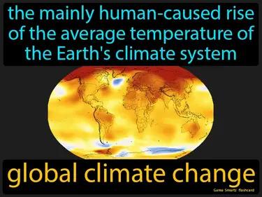 global climate change Simple Definition