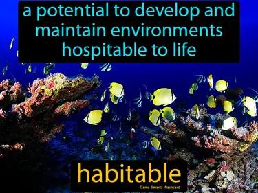 habitable Simple Definition