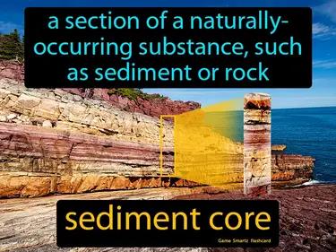 sediment core Simple Definition