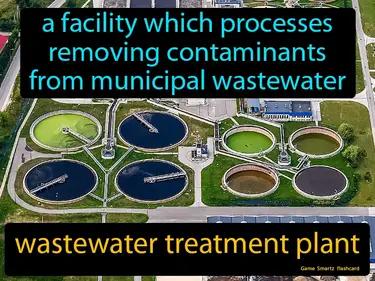 wastewater treatment plant Simple Definition