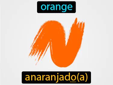 anaranjado Simple Definition