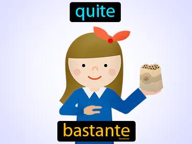 bastante Simple Definition