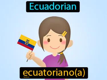 ecuatoriano Simple Definition