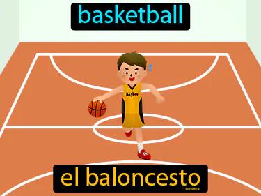 el baloncesto Simple Definition
