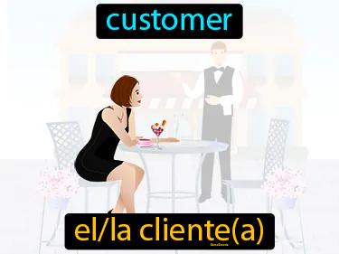 el cliente Simple Definition