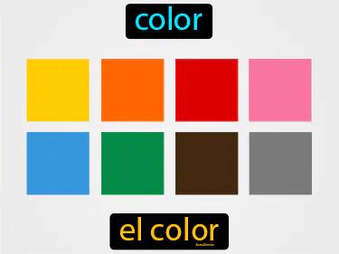 el color Simple Definition