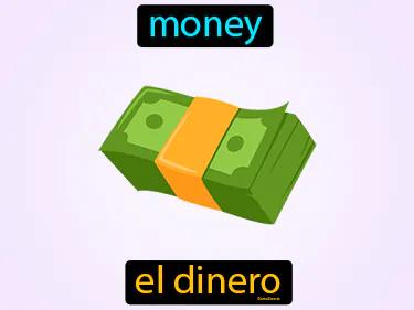 el dinero Simple Definition