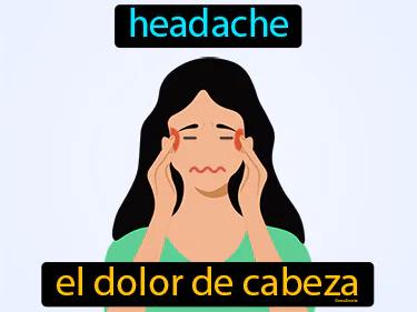 el dolor de cabeza Simple Definition