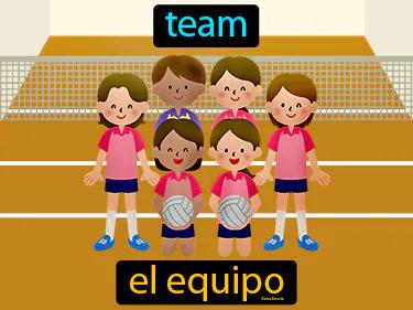 el equipo Simple Definition