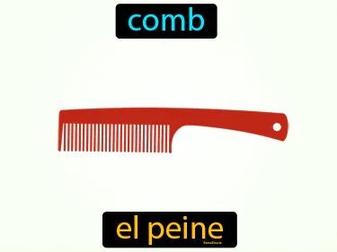 el peine Simple Definition