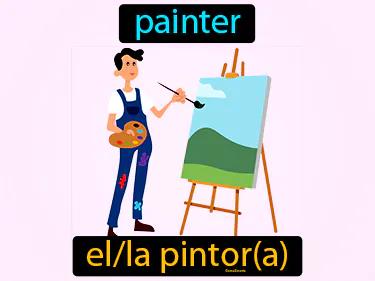 el pintor Simple Definition