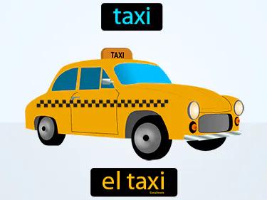 el taxi Simple Definition