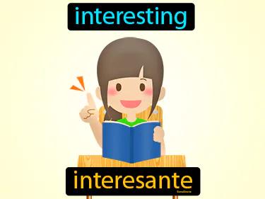 interesante Simple Definition