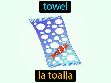la toalla Simple Definition