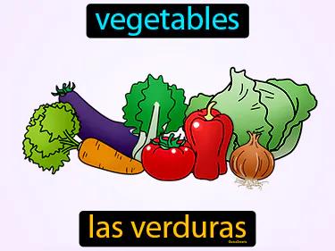 las verduras Simple Definition