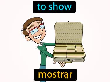 mostrar Simple Definition