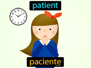 paciente Simple Definition