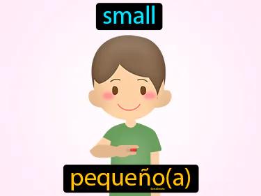 pequeno Simple Definition