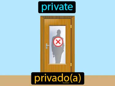 privado Simple Definition