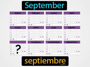 septiembre Simple Definition