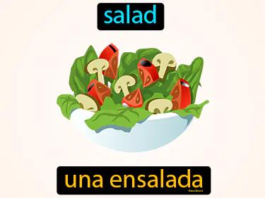 una ensalada Simple Definition
