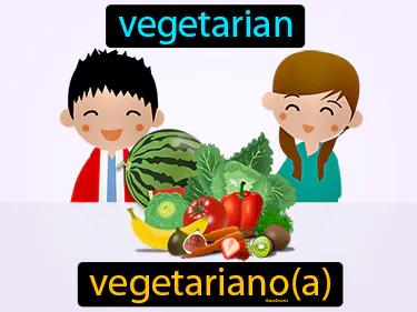 vegetariano Simple Definition